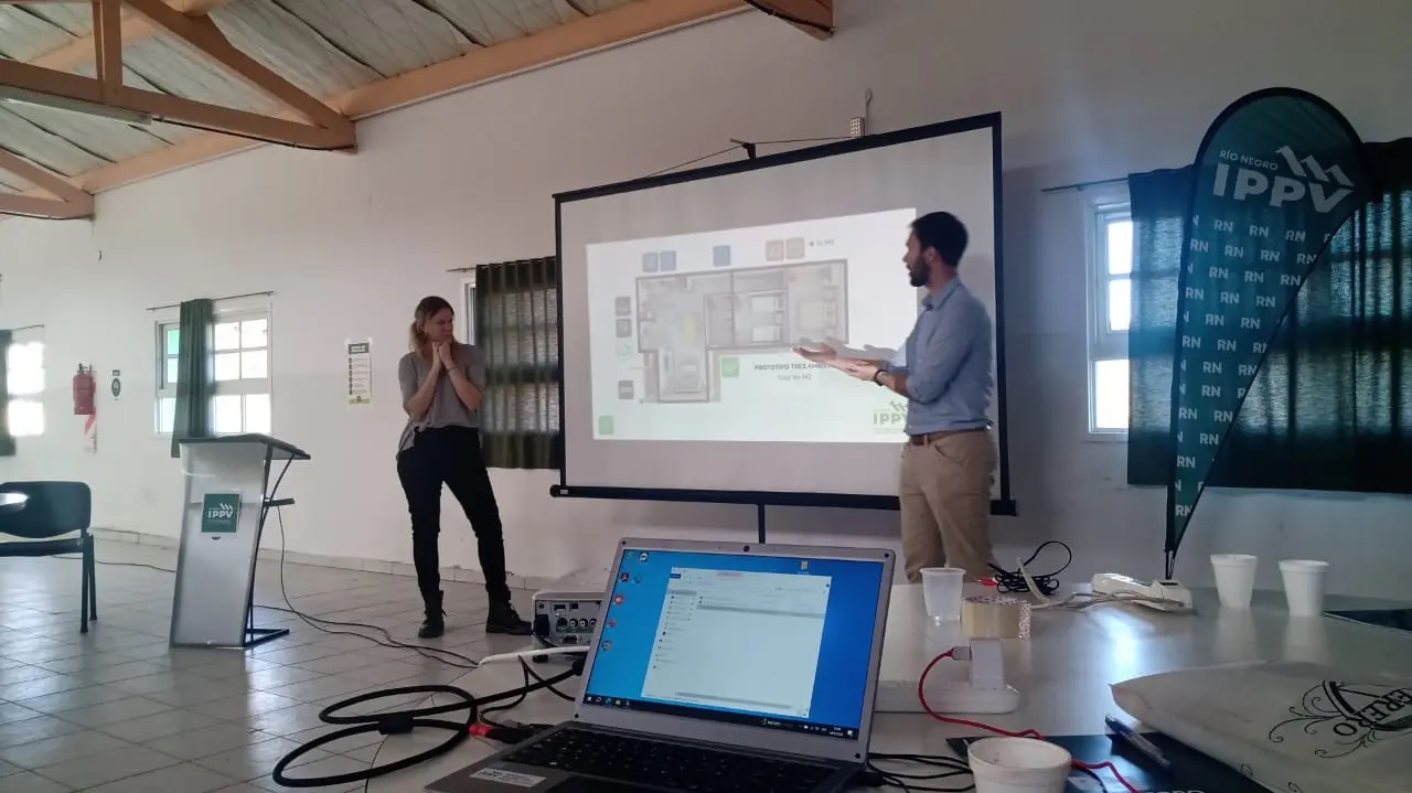 Rio Negro: El IPPV presentó su nuevo prototipo de vivienda sostenible