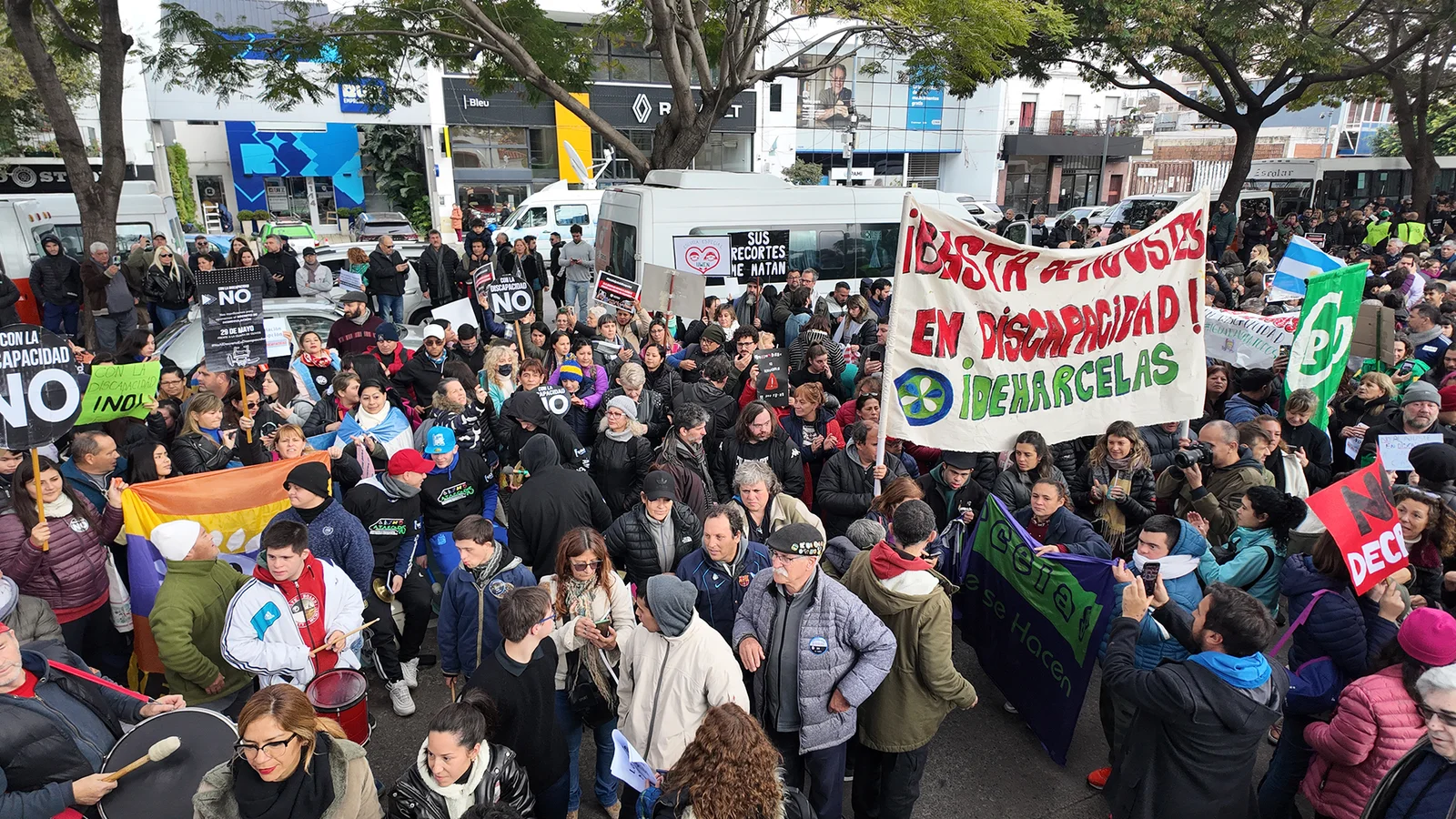 Reclamaron en todo el país contra la desregulación de las prestaciones por discapacidad