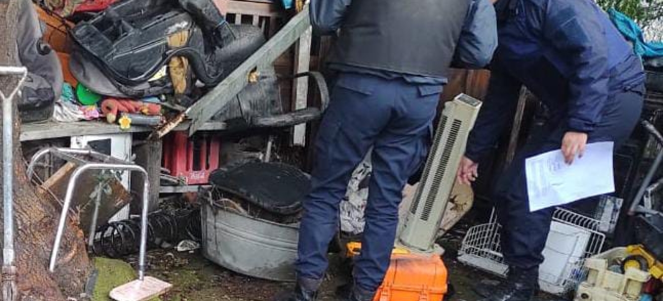 Bariloche: policía recuperó elementos robados de una construcción