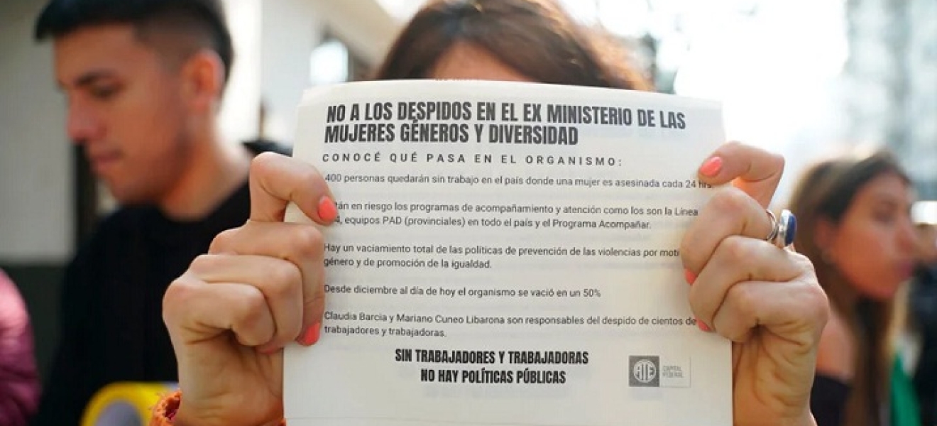 Denuncian el vaciamiento de las políticas de prevención de la violencia de género