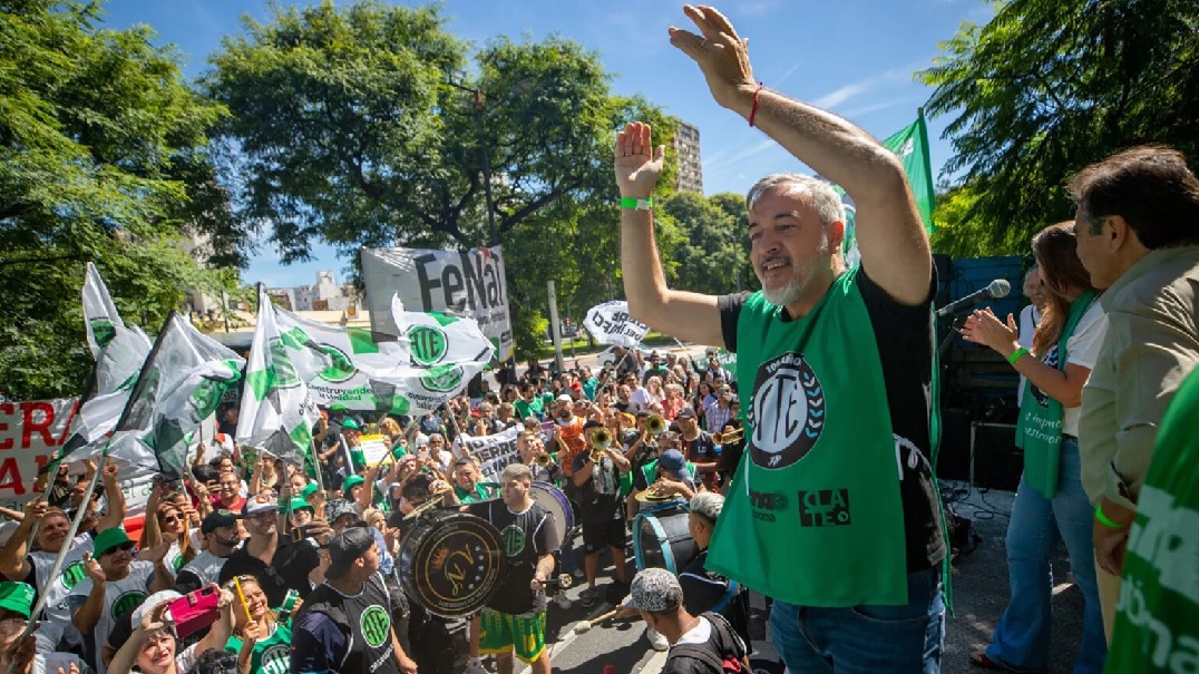 ATE lanzó un paro general y se moviliza el 12 frente al Congreso contra la Ley Bases