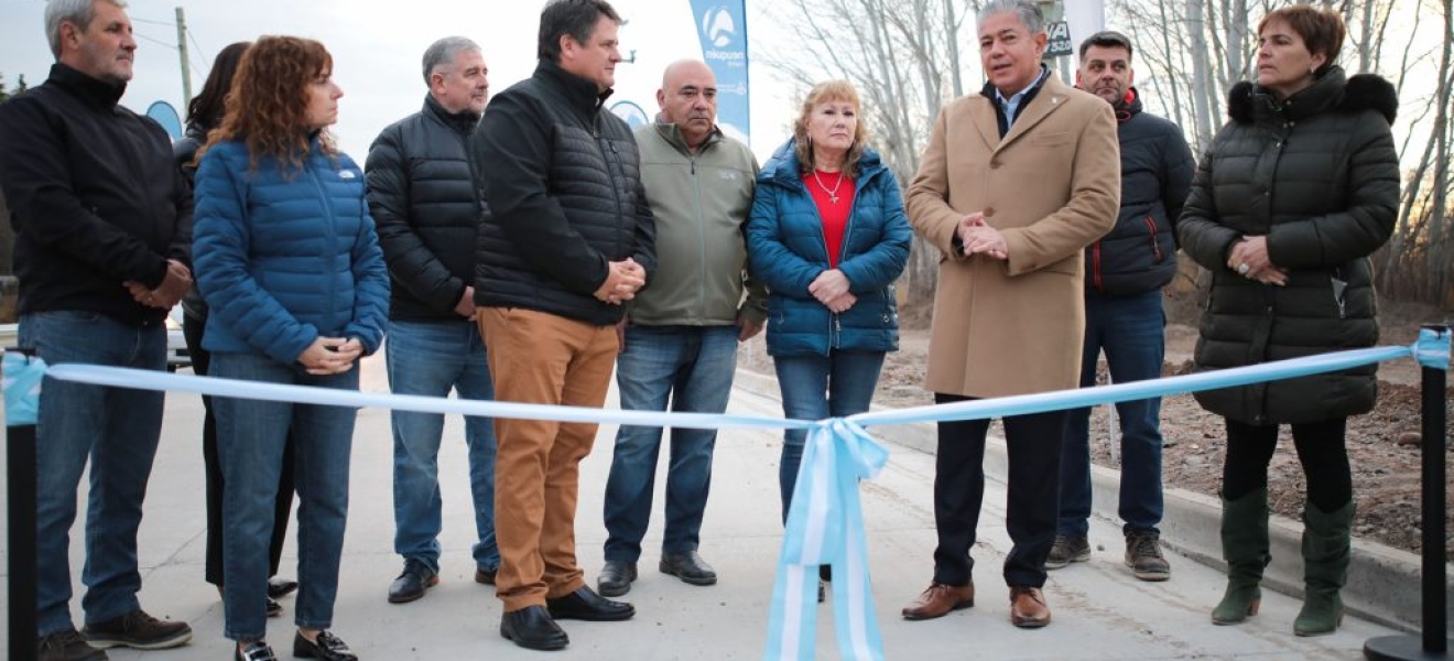 Inauguraron asfalto en la ciudad de Neuquén