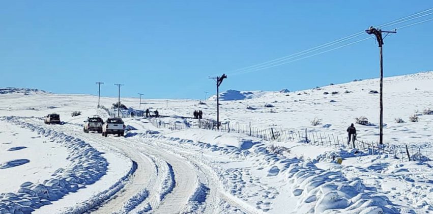 Neuquén: Continúan los trabajos por la emergencia climática