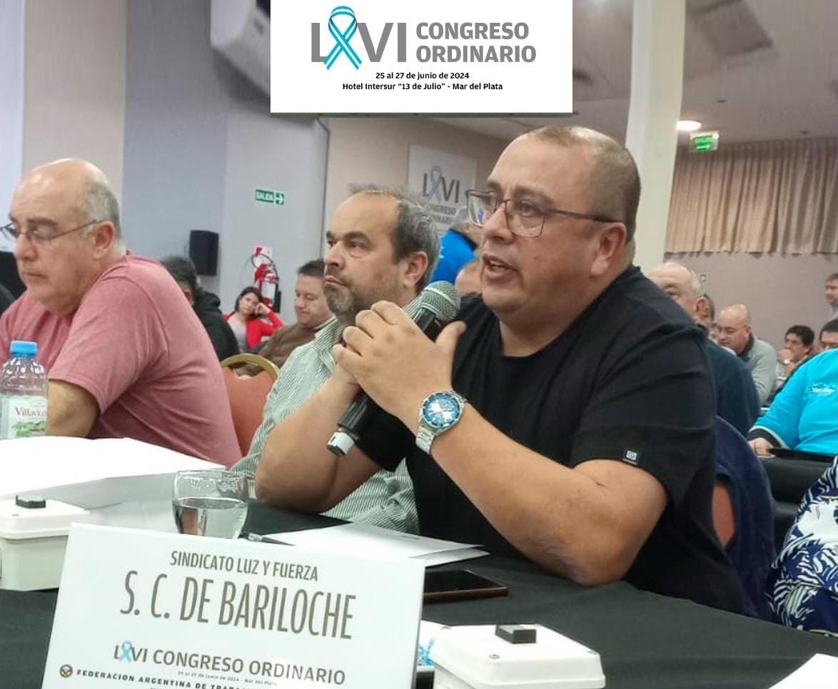 Bariloche presente en el Congreso Nacional de Luz y Fuerza