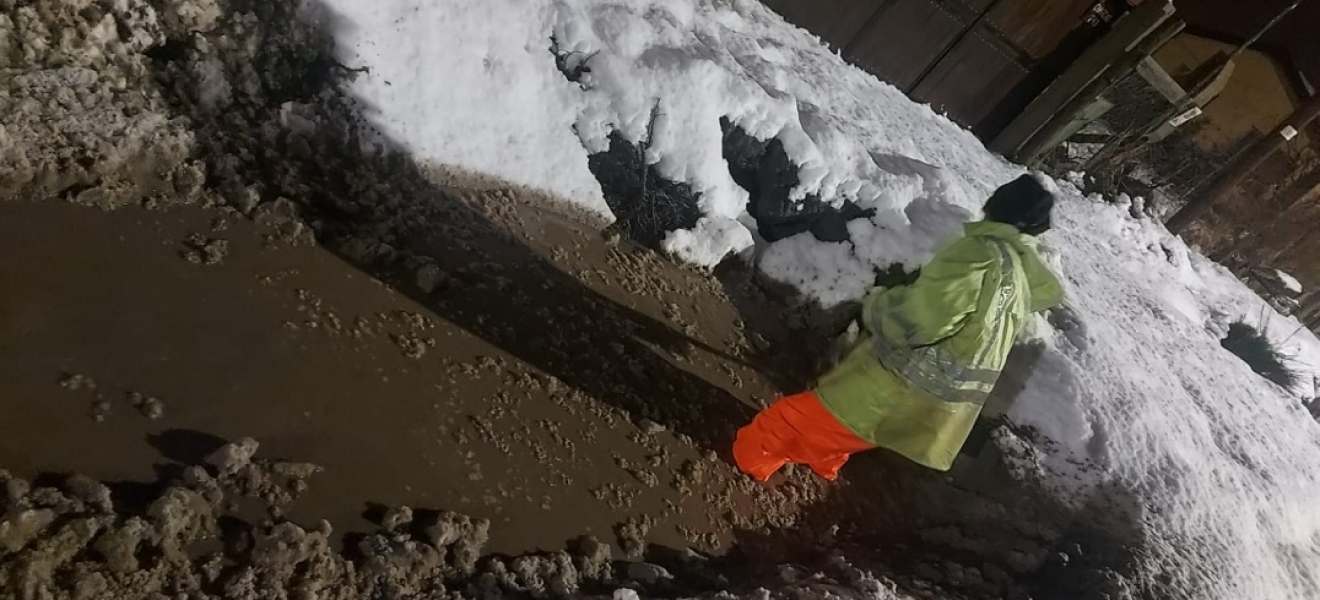 Bariloche: Delegaciones trabajaron toda la noche durante la nevada