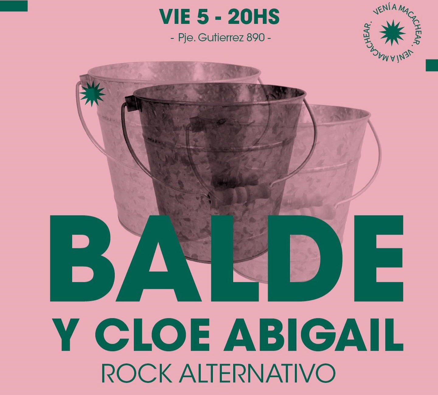 Balde presenta su rock auténtico este viernes en Casa Macacha de Bariloche