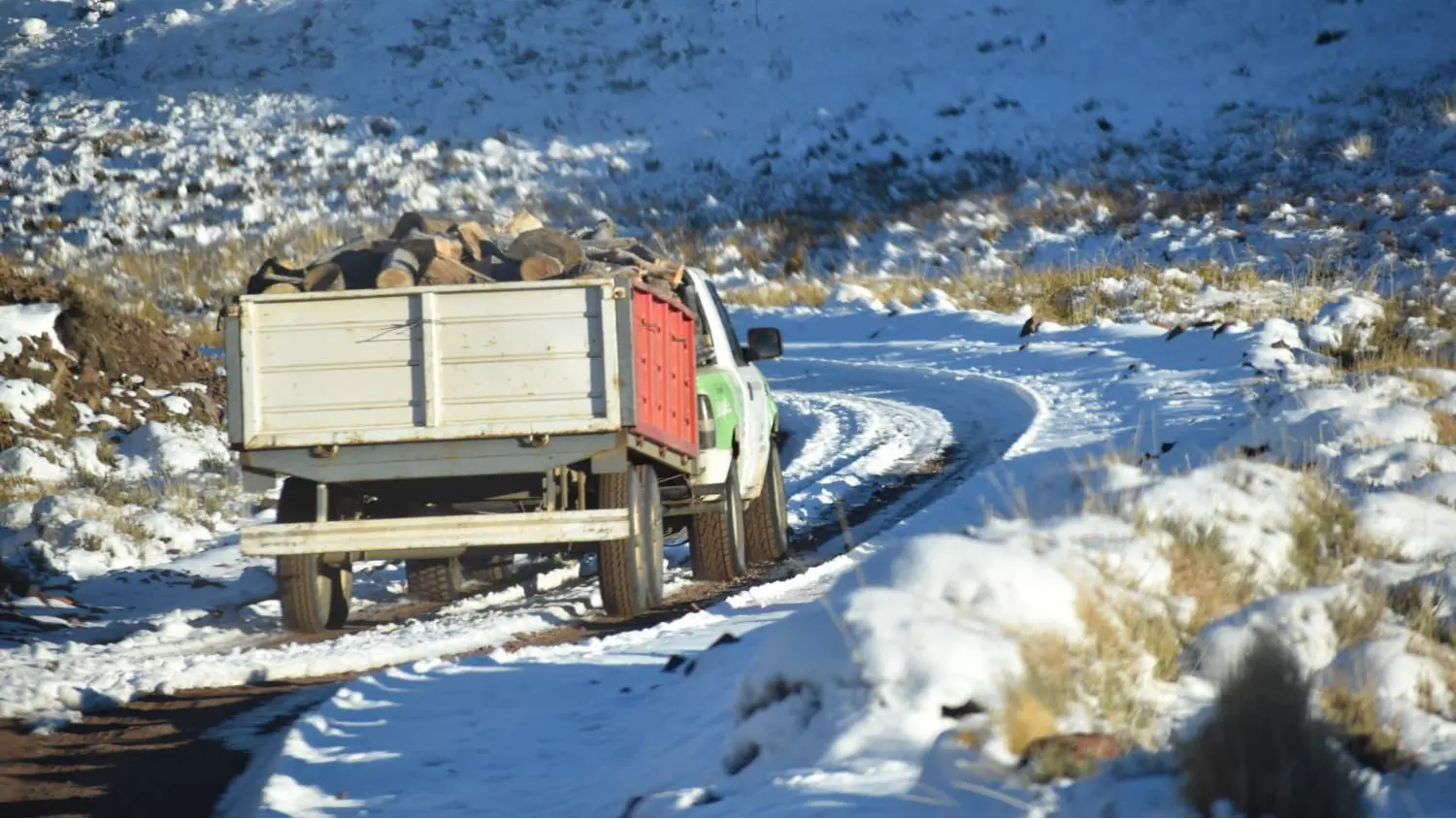 Ante la ola polar, Río Negro recorre parajes de la Región Sur