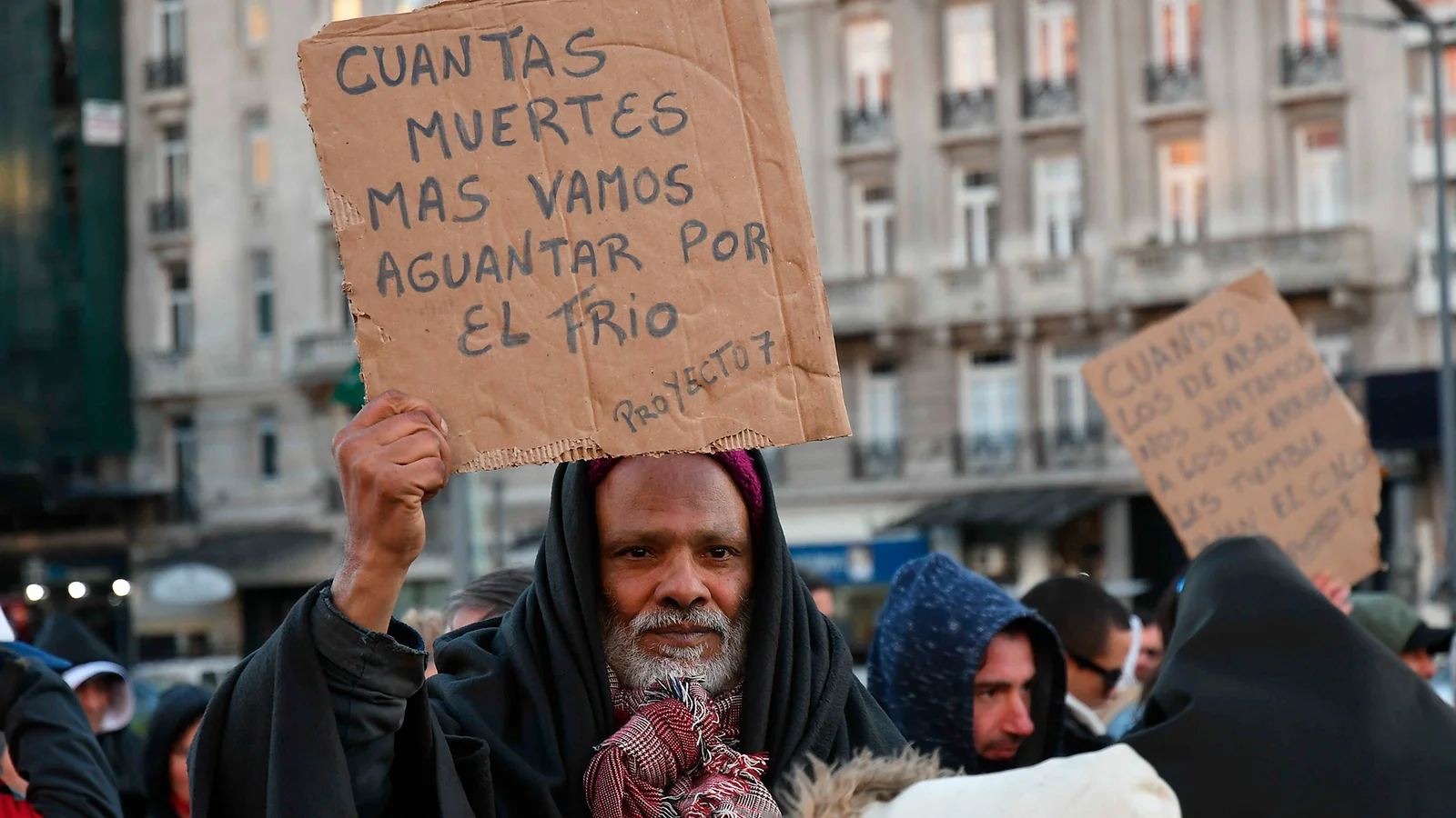 Reclamaron que se declare la emergencia para las personas en situación de calle