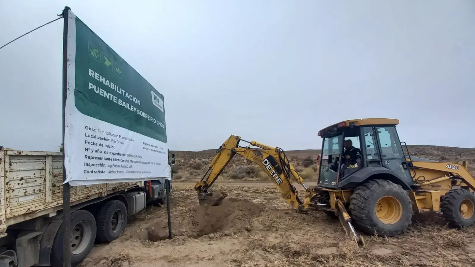 (((video))) Río Negro avanza en la reconstrucción de puente Río Chico