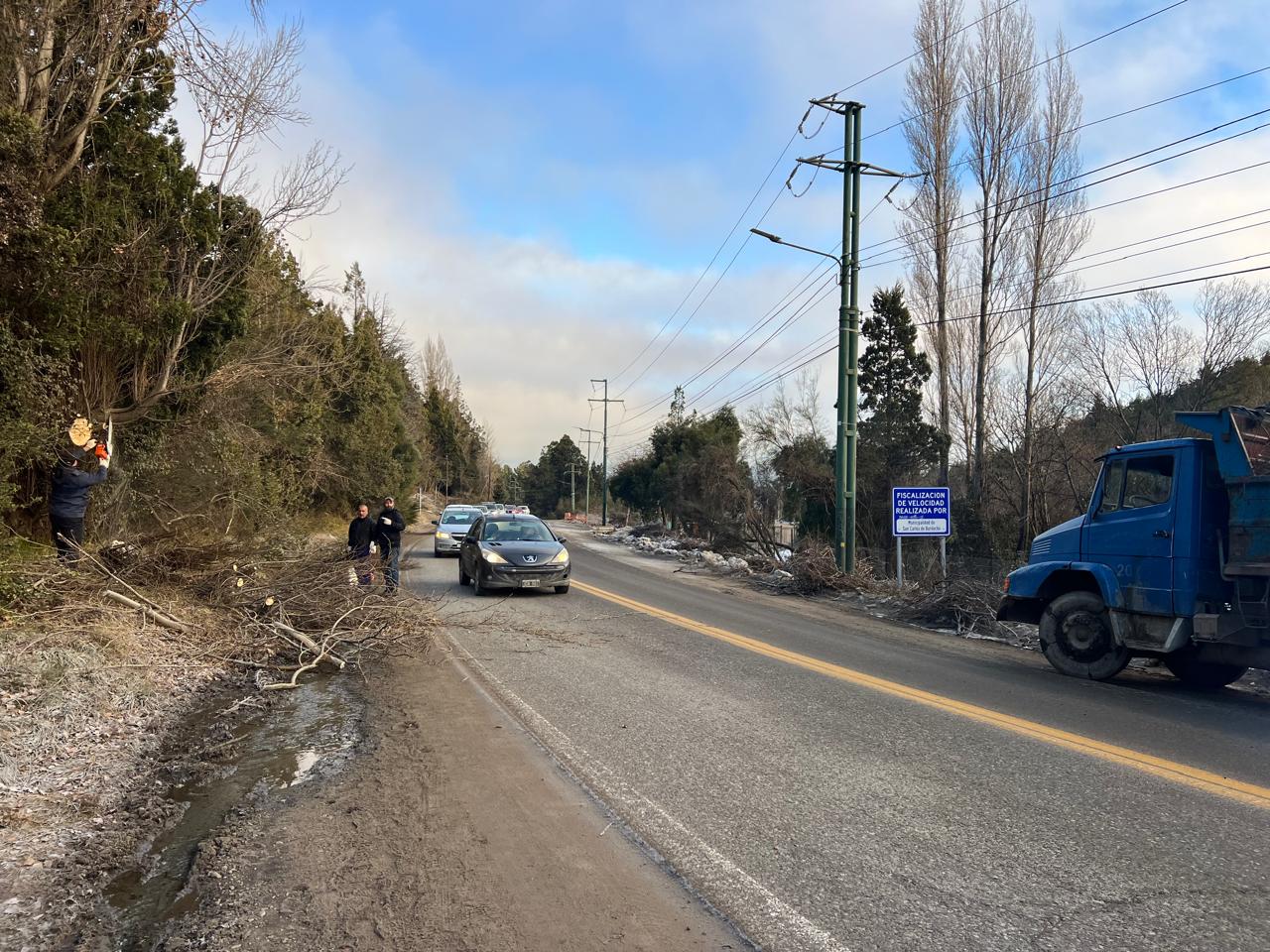 Bariloche: circular con precaución en Pioneros