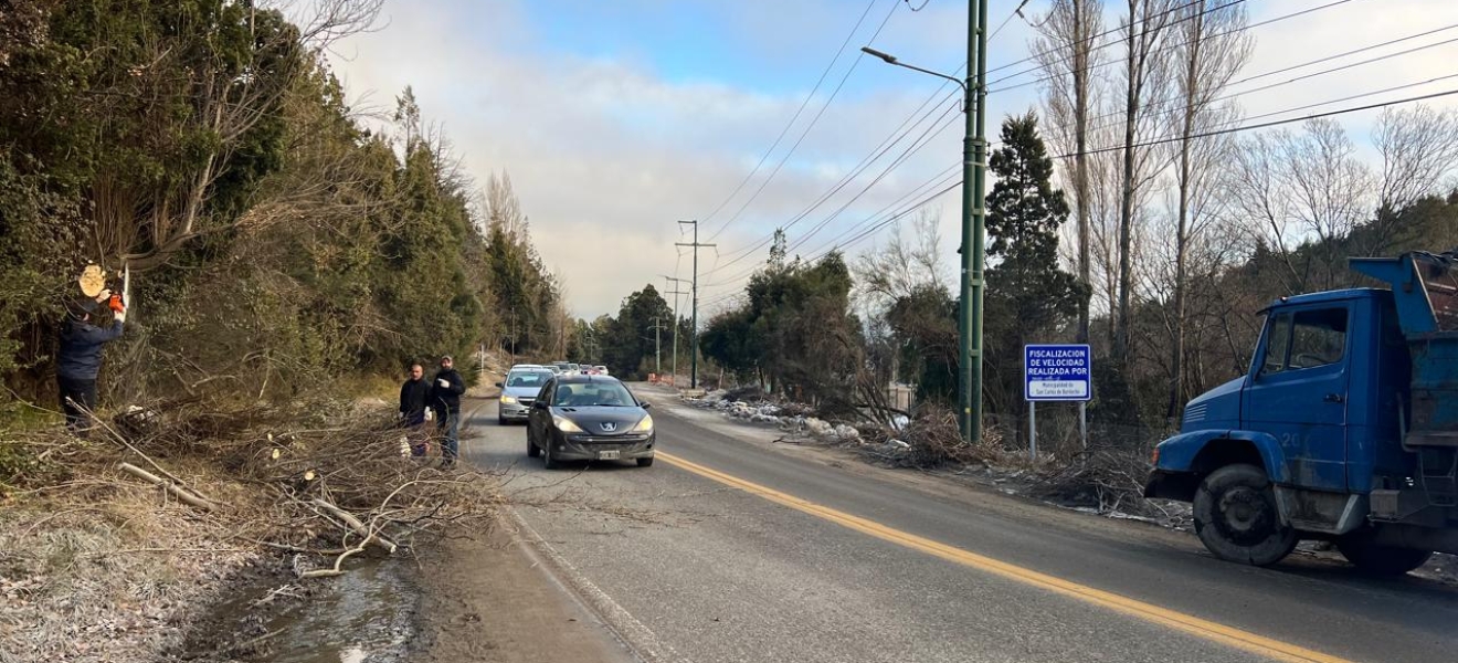 Bariloche: circular con precaución en Pioneros