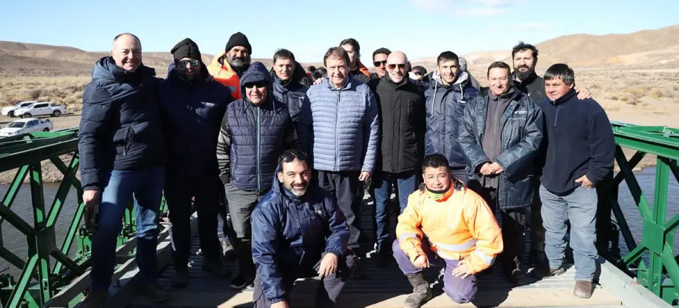 El gobierno de Río Negro inauguró el puente de Río Chico