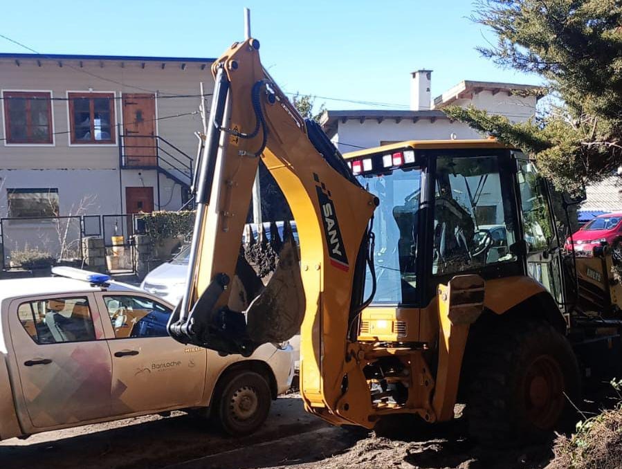 Mejoran pluviales en el centro de Bariloche