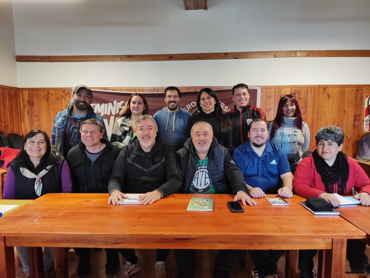 Bariloche: Importante reunión de ATE Verde ANUSATE y la Bordó René Salamanca