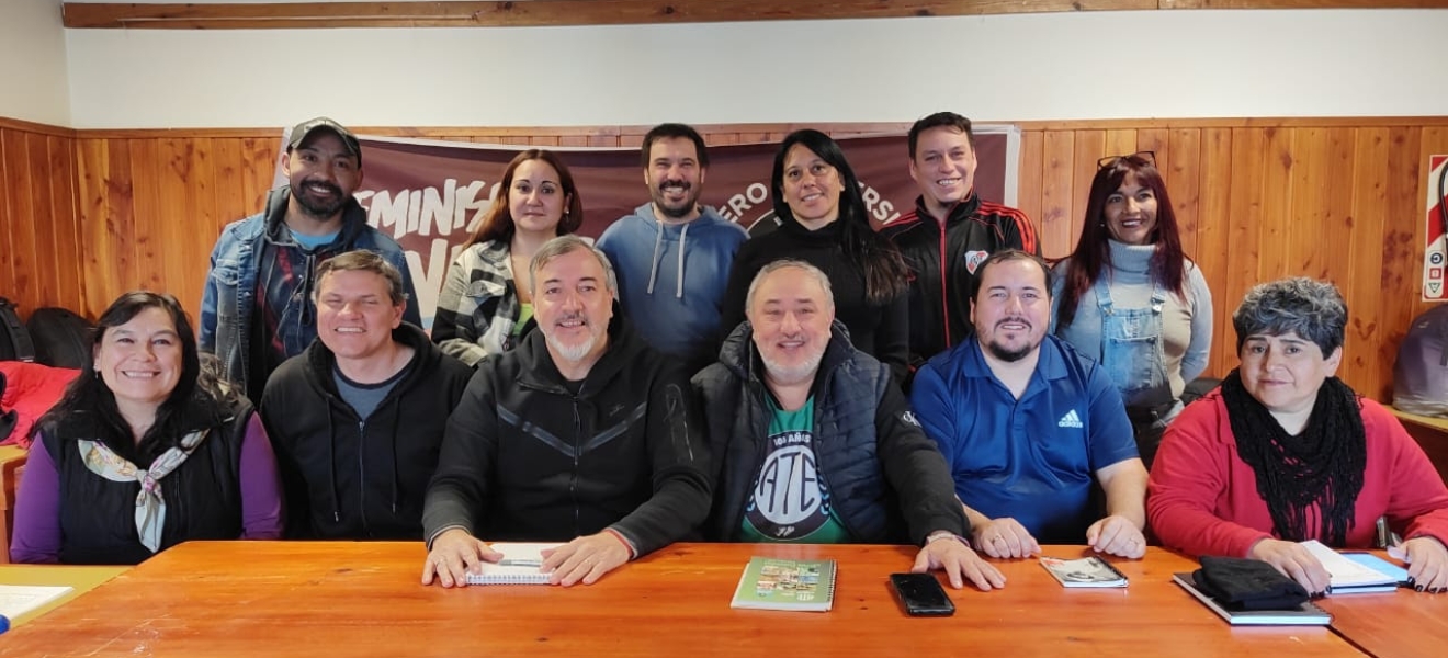 Bariloche: Importante reunión de ATE Verde ANUSATE y la Bordó René Salamanca