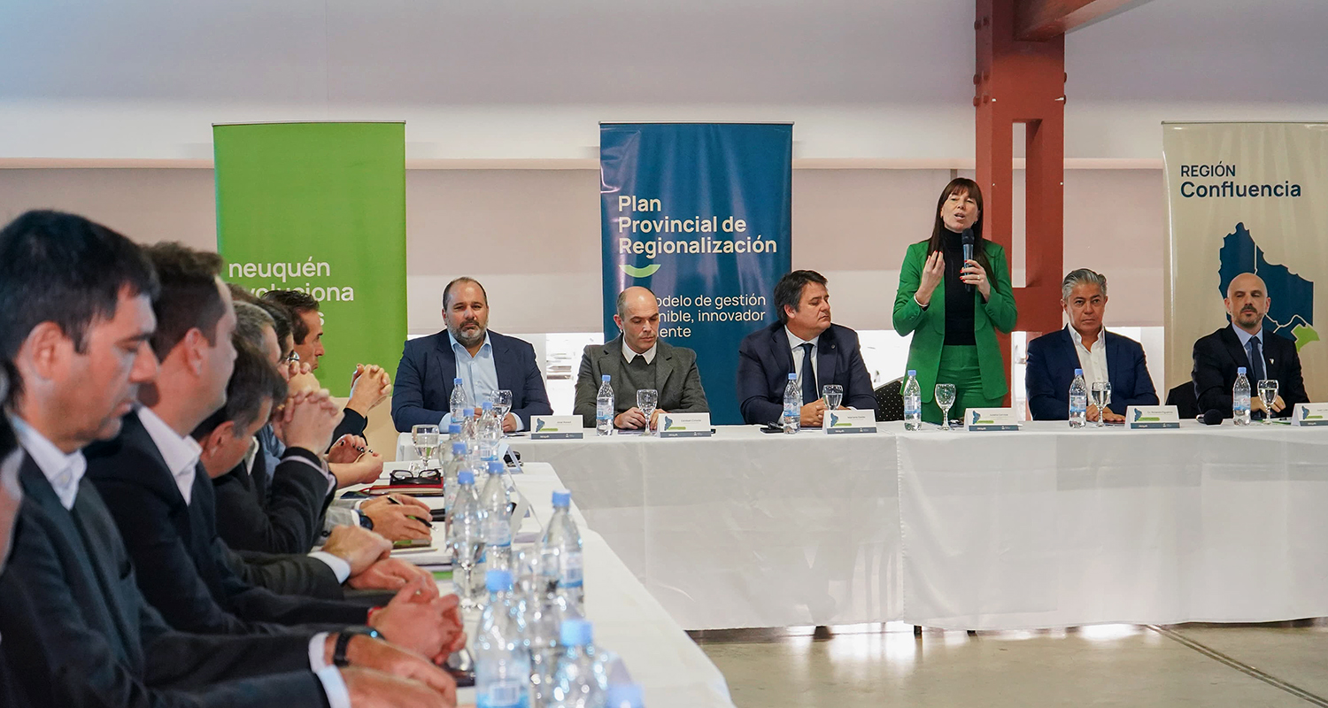 Neuquén pone en marcha el proceso de regionalización en toda la provincia