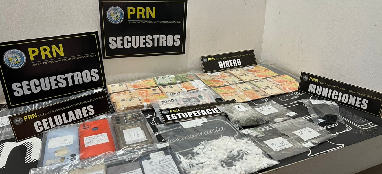 (((video))) Desbaratan un importante kiosco narco en Gral. Roca