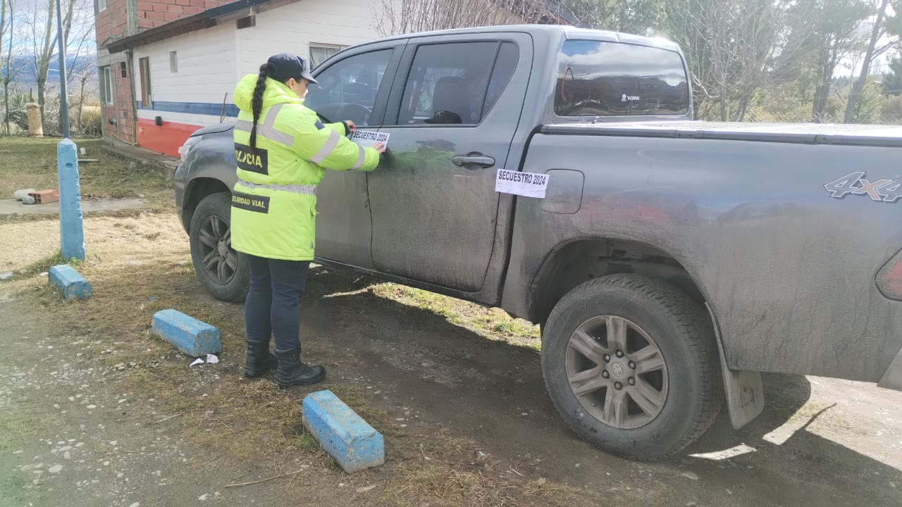 Bariloche: tres vehículos secuestrador por distintas irregularidades