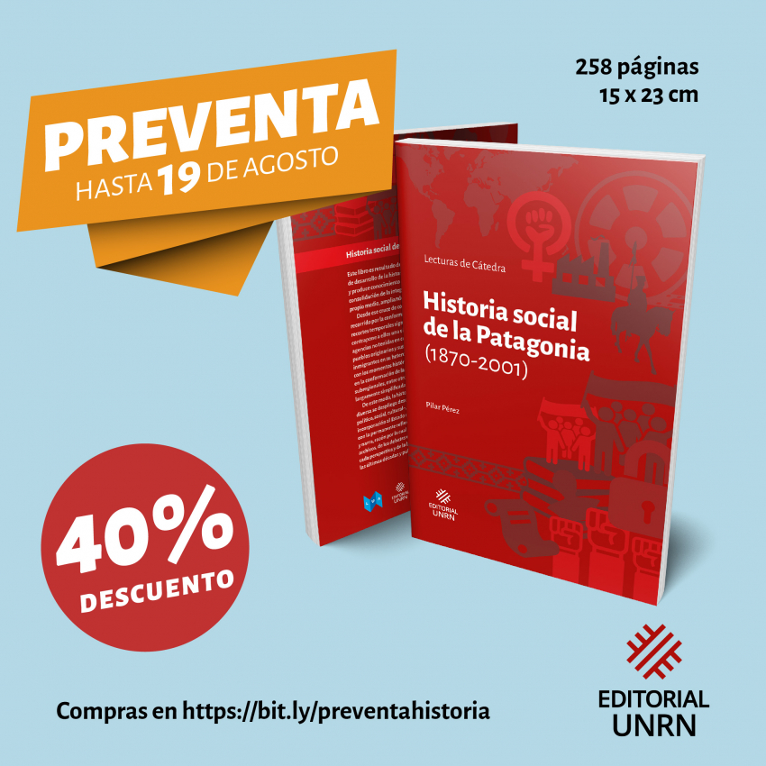 Preventa del libro Historia social de la Patagonia