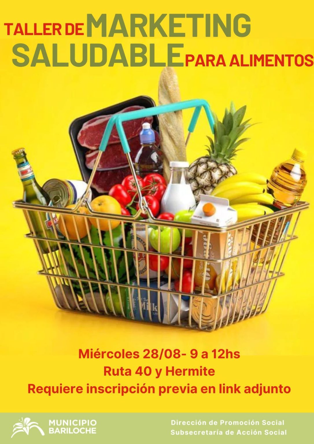 Taller de Marketing Saludable para alimentos en Bariloche