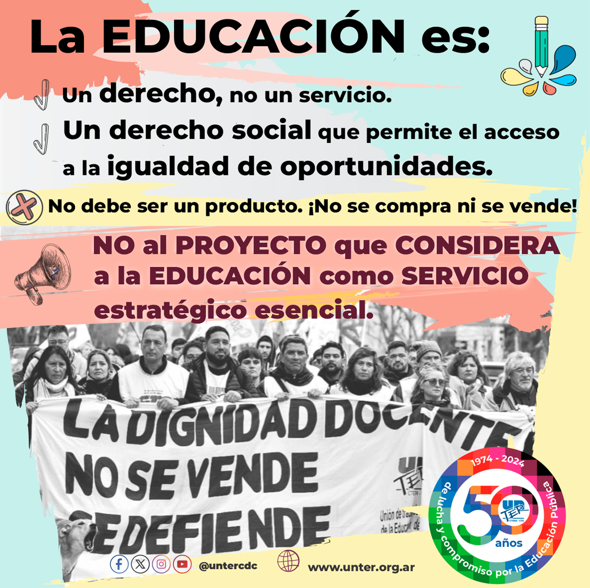 La Educación pública es un derecho social