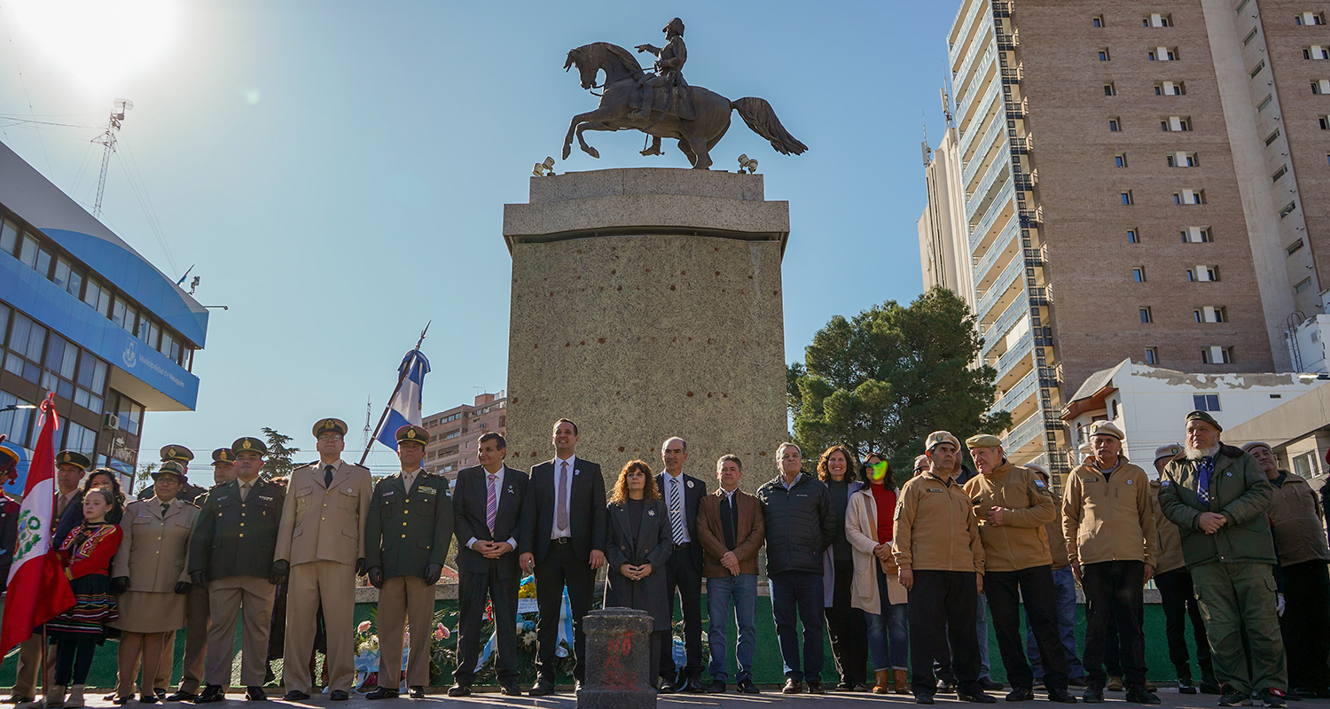 Neuquén rindió homenaje al General San Martín