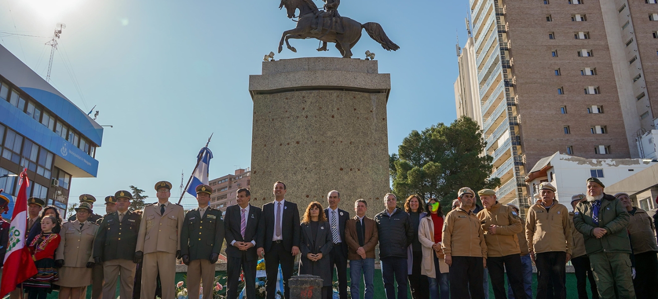 Neuquén rindió homenaje al General San Martín