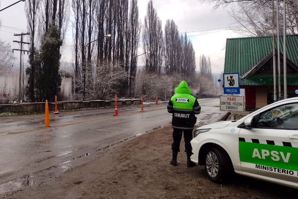 Chubut controló más de 8.000 vehículos durante el fin de semana