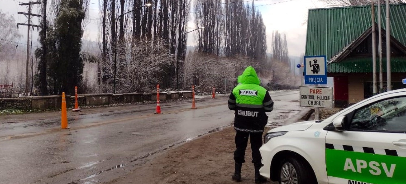 Chubut controló más de 8.000 vehículos durante el fin de semana