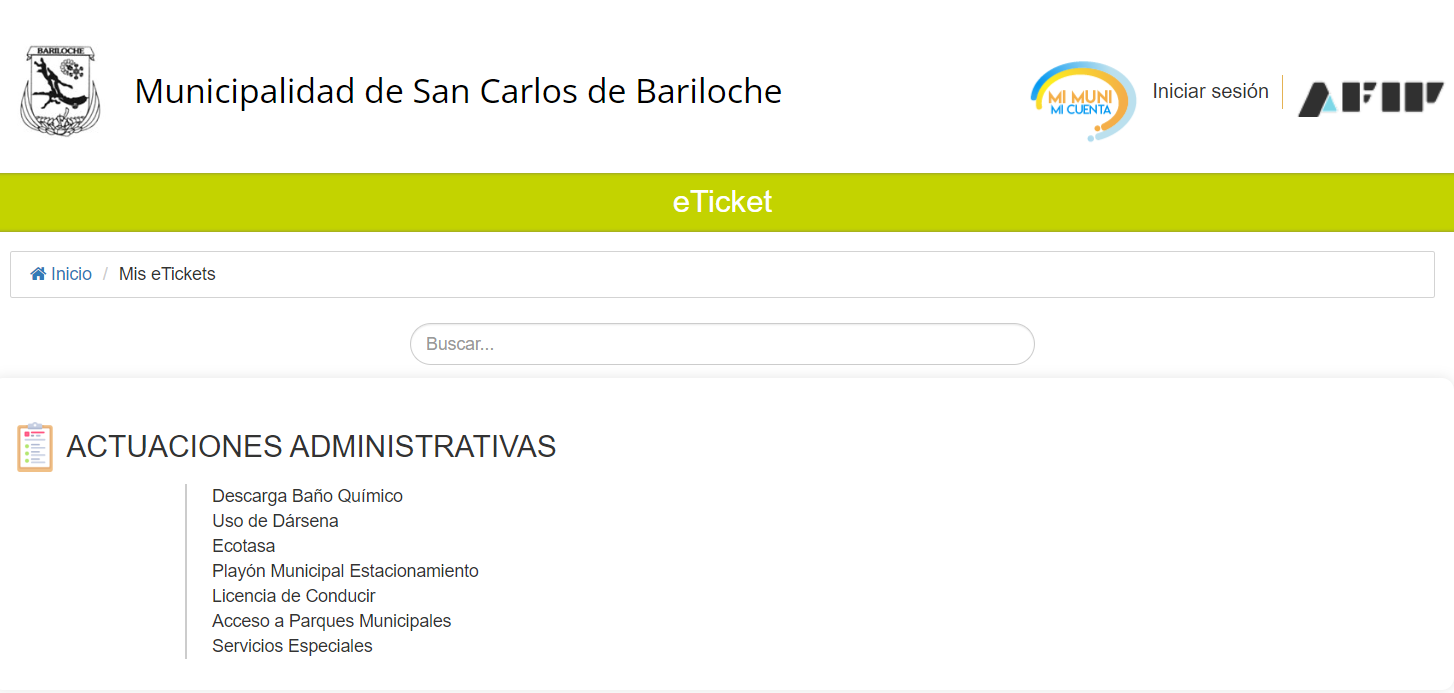 Los comprobantes de pago de tasas municipales se deberán generar online