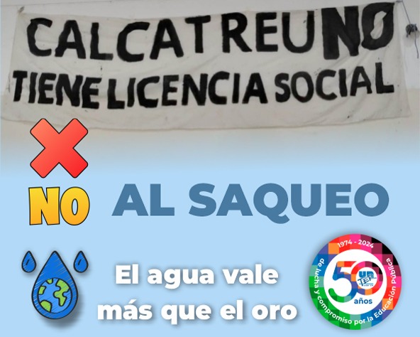 Río Negro: No a Calcatreu. El agua vale más que el oro