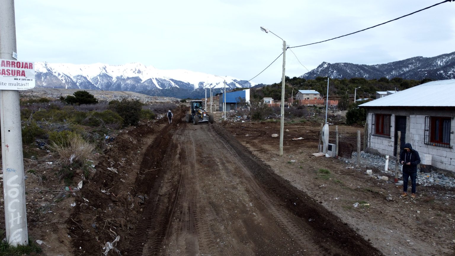 Bariloche: plan de mejoramiento de calles en Valle Azul