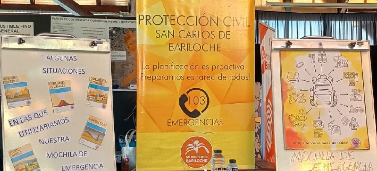 Protección Civil Bariloche participa de las Jornadas de Prevención de Incendios Forestales