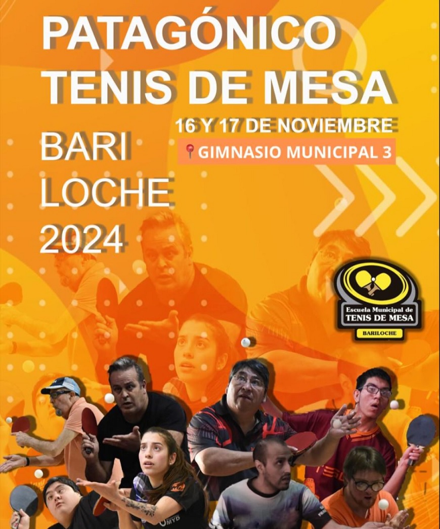 Torneo Patagónico de Tenis de Mesa en Bariloche