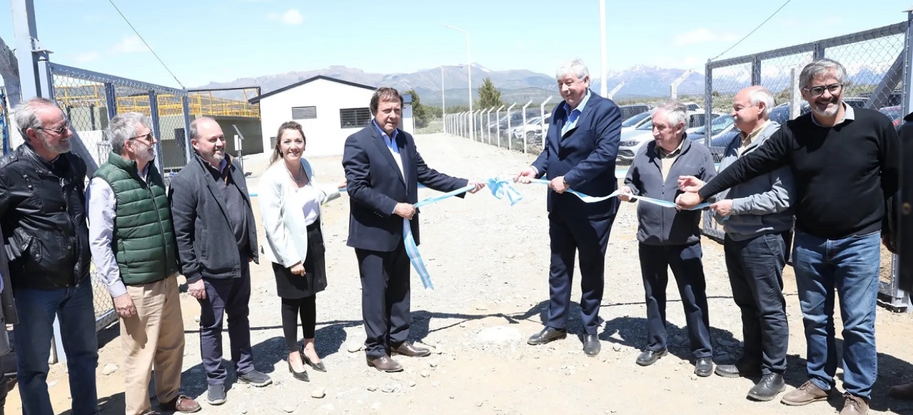 El gobernador de Rio Negro inauguró la planta depuradora de líquidos cloacales del PITBA