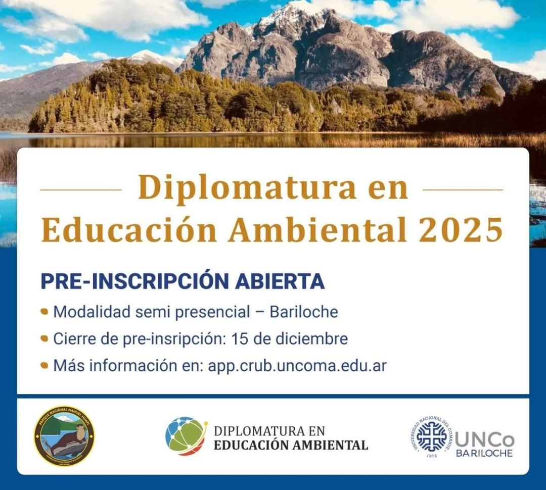 Diplomatura en Educación Ambiental 2025 Bariloche