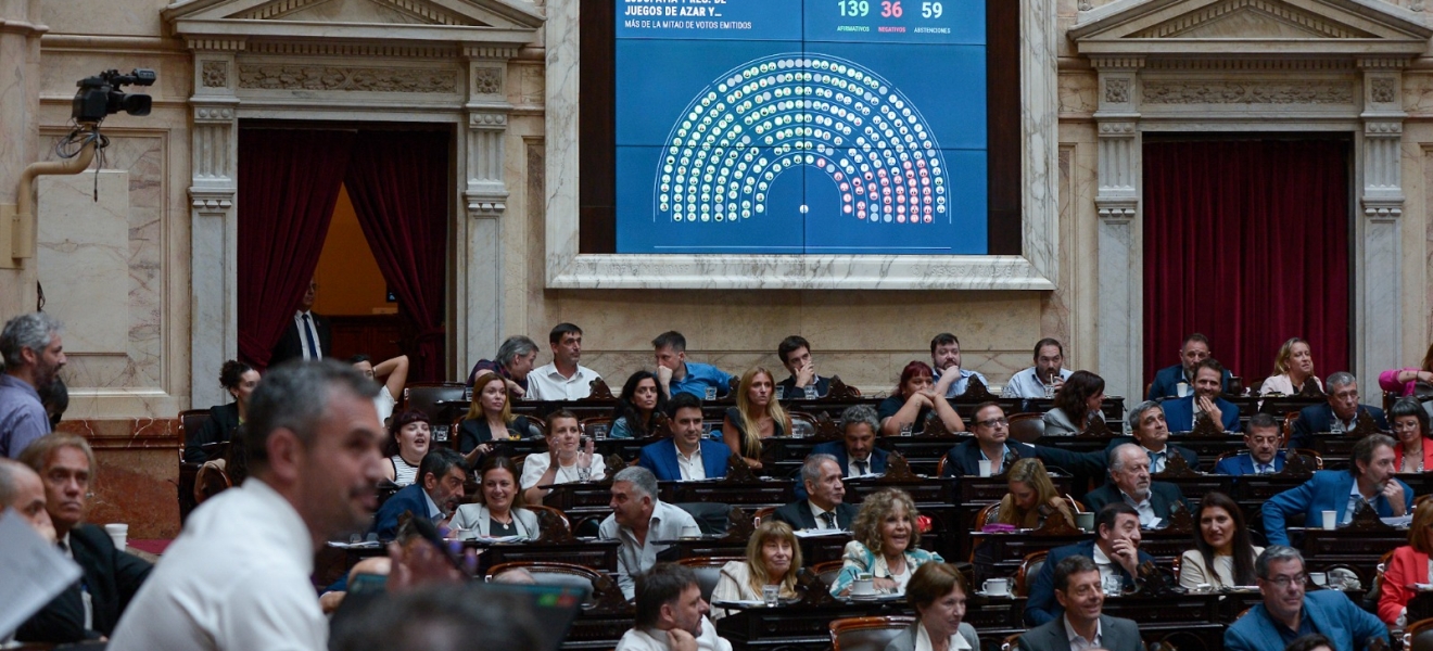 (((video))) Media sanción al proyecto de prevención de Ludopatía y regulación de Ciberapuestas