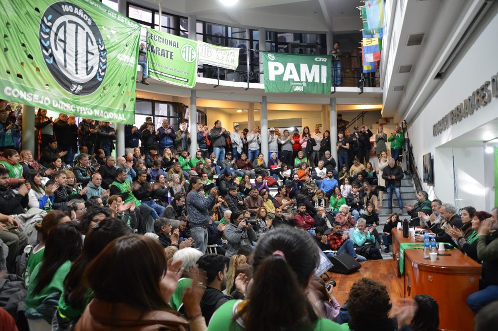 Asambleas de ATE anticipan fuerte adhesión al paro y movilización del jueves 5