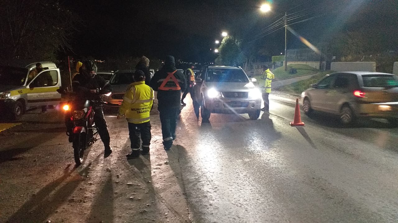 Controles de tránsito durante el fin de semana en Bariloche