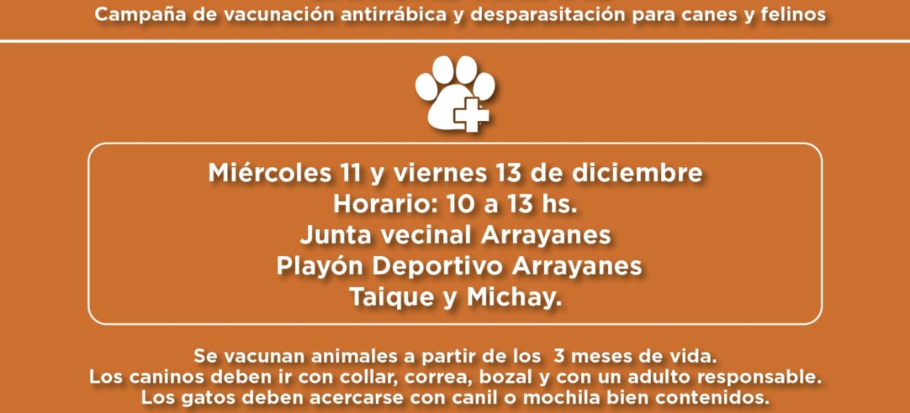 Campaña de Sanidad Animal en Bariloche