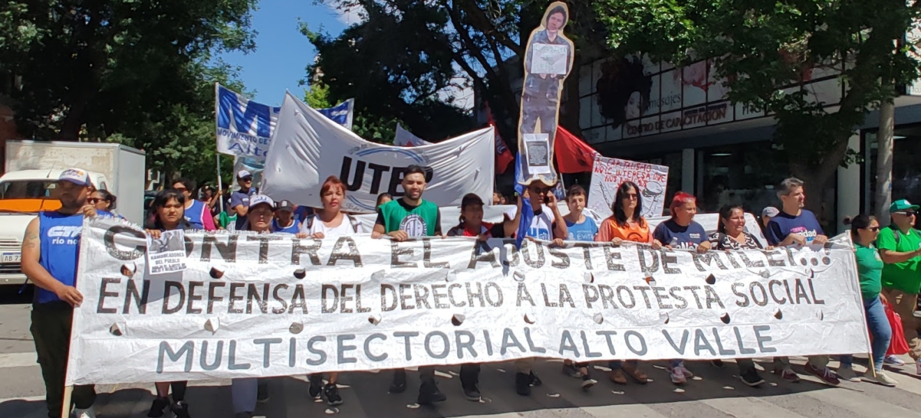 La CTA Río Negro repudió las políticas de hambre del Gobierno de Milei