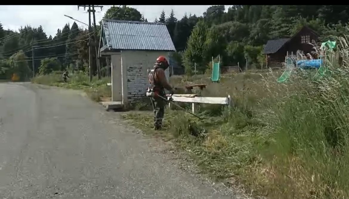 Limpieza de las Plazas en el Oeste de Bariloche