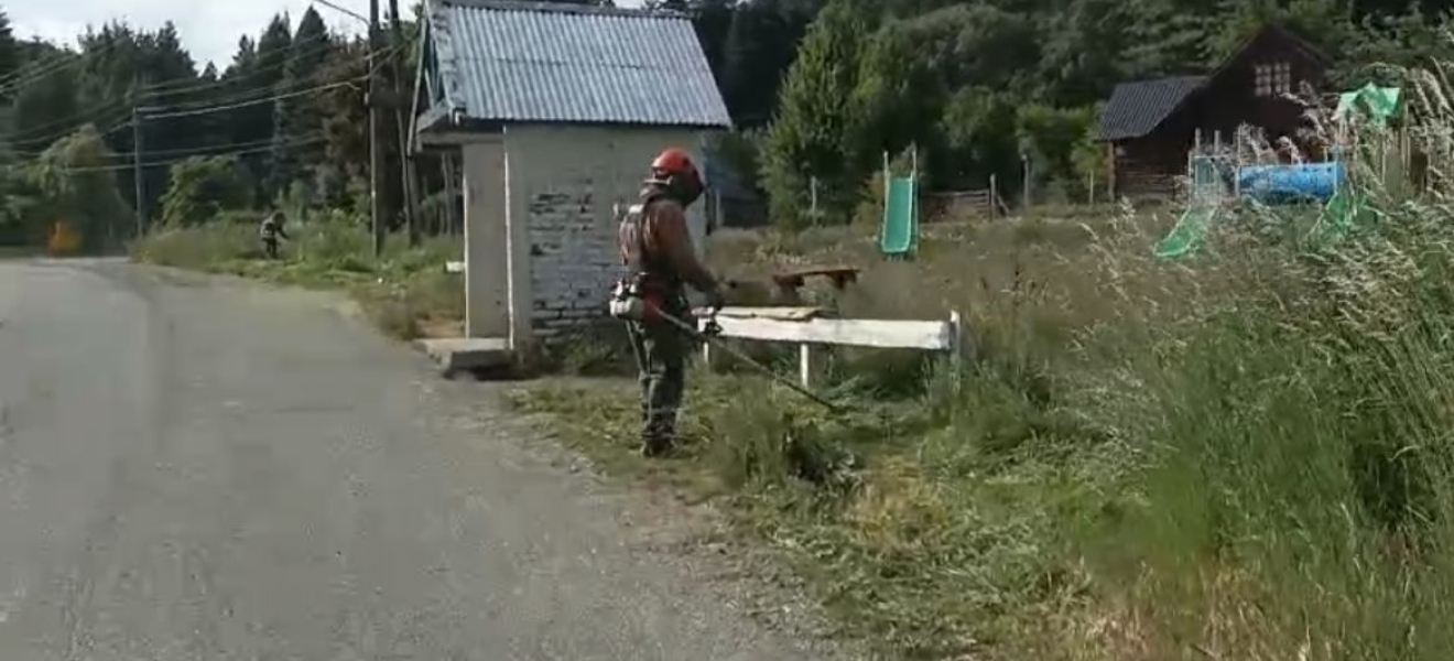 Limpieza de las Plazas en el Oeste de Bariloche