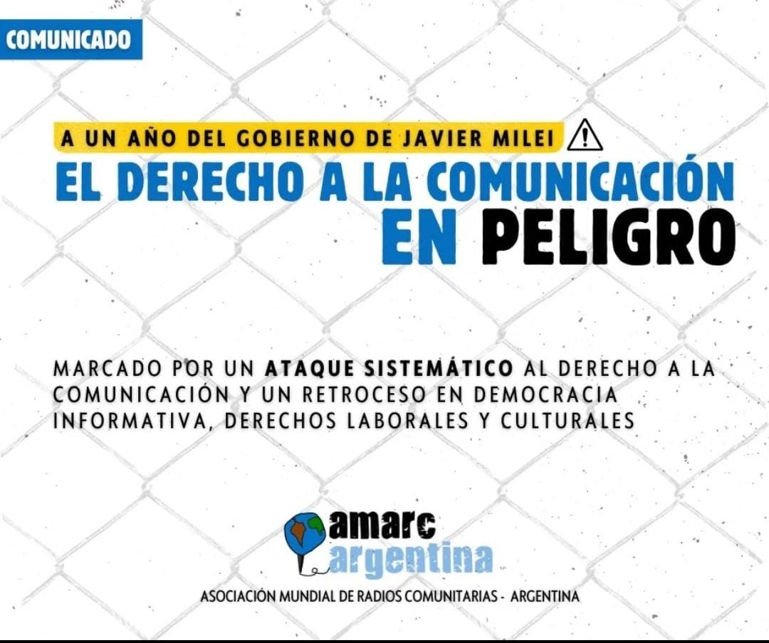 A un año del gobierno de Javier Milei: el derecho a la comunicación en peligro