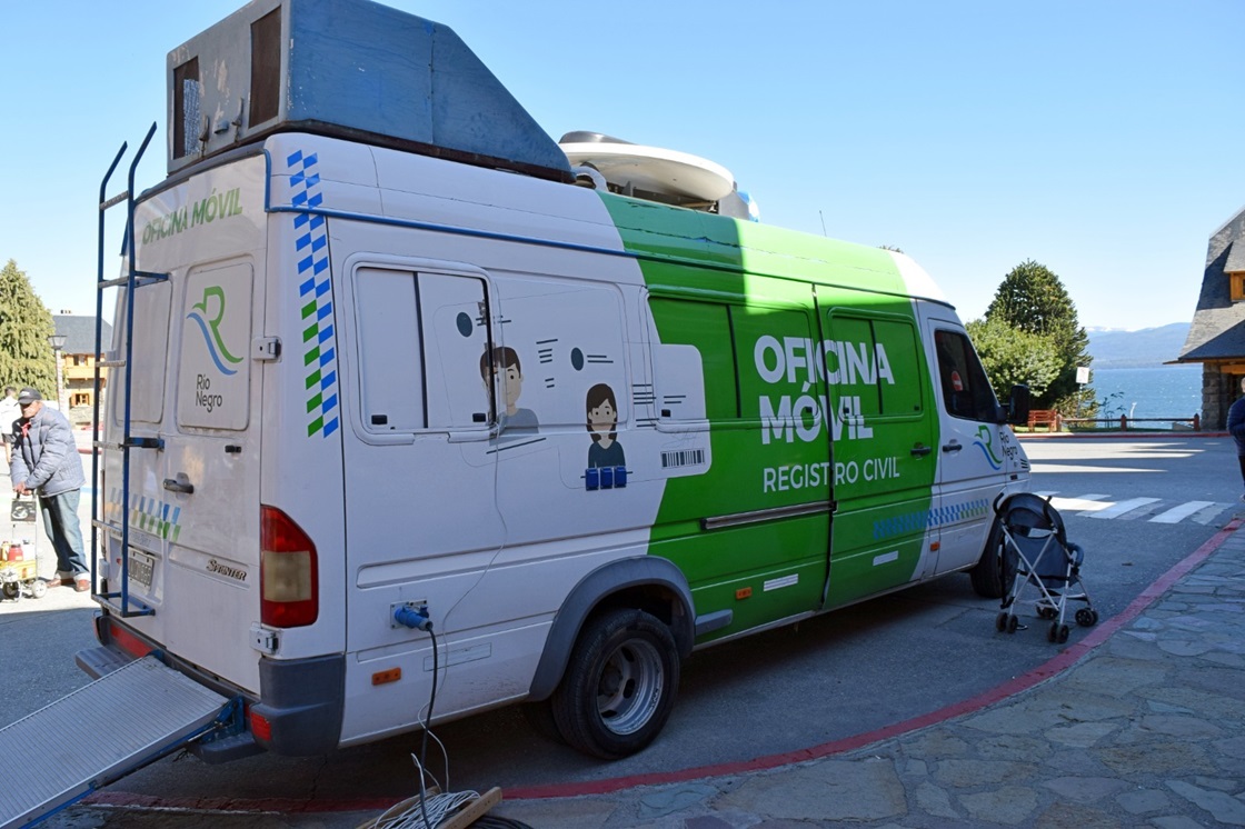 Bariloche: El Registro Civil móvil estará en el Centro Cívico hasta el viernes 13