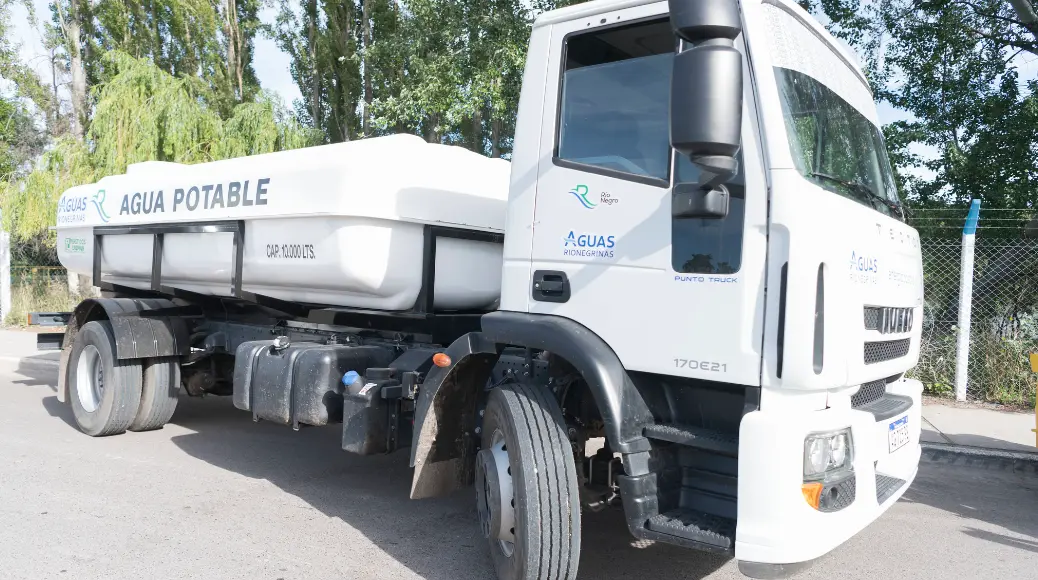 Aguas Rionegrinas lanza su servicio de venta de agua potable en bloque