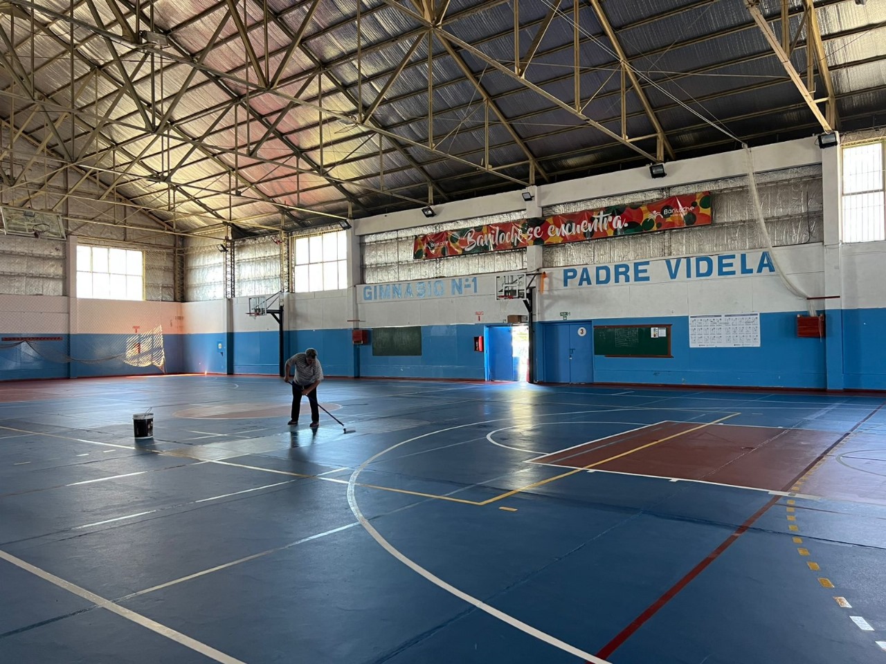 El Gimnasio N°1 está listo para el inicio de actividades de verano en Bariloche