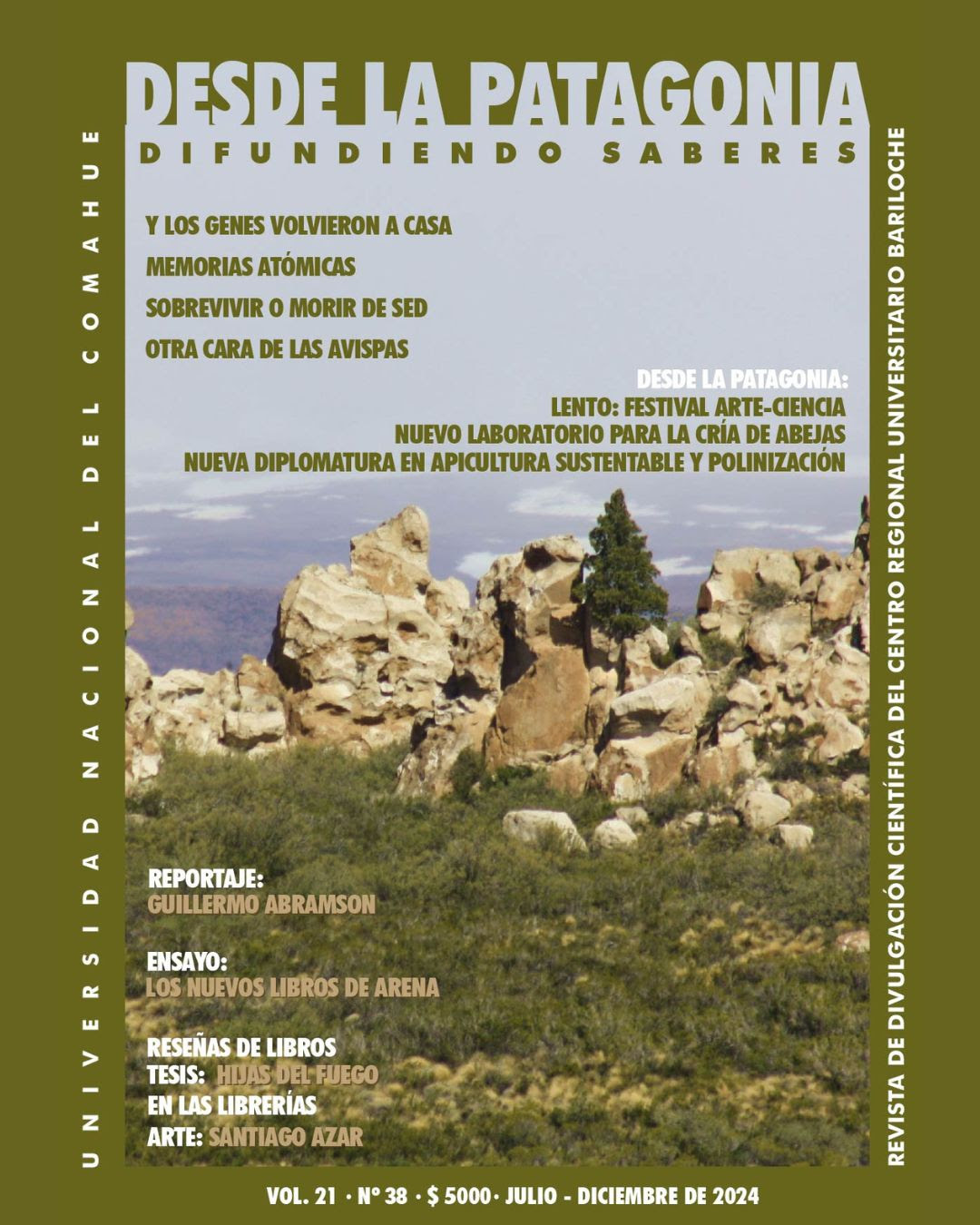 Ya salió el nº 38 de la revista Desde la Patagonia, Difundiendo Saberes