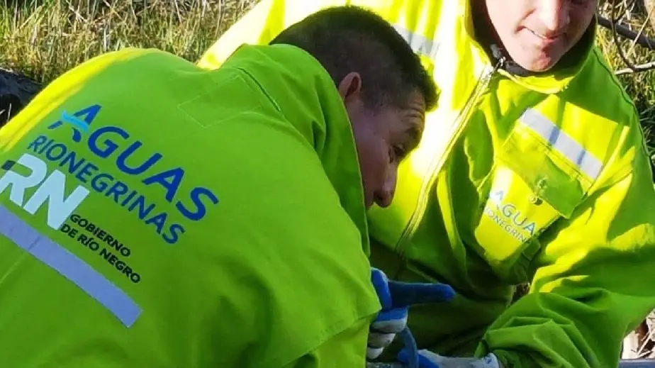 Aguas Rionegrinas concreta en Bariloche obra de refuerzo de agua potable