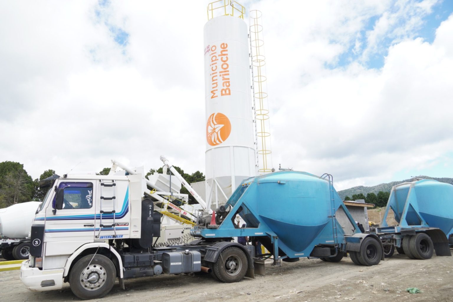 Avanza la planta de hormigón para las calles de Bariloche